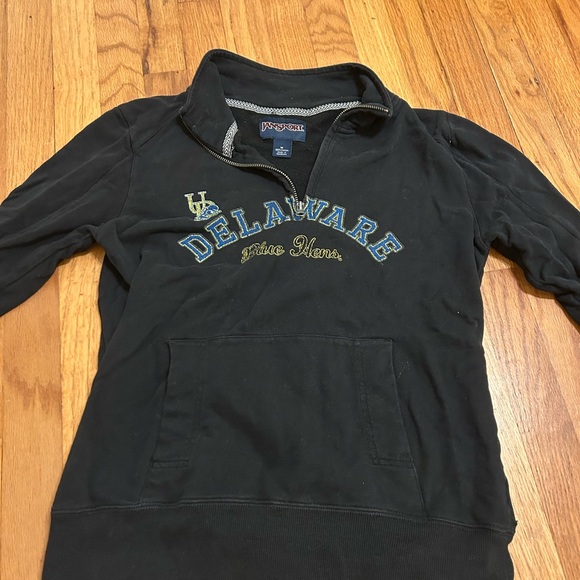 Jansport Black Delaware Blue Hens Pullover - Picture 1 of 7
